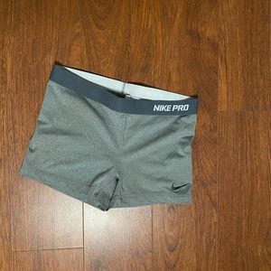 Nike Pro Dri-Fit grey shorts